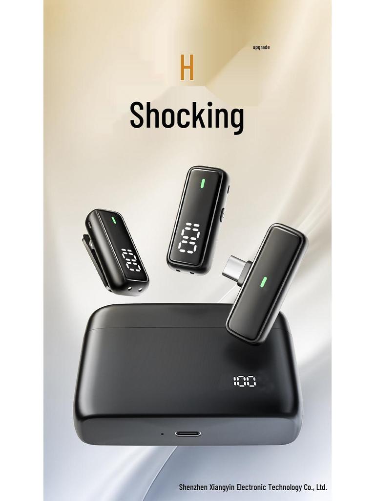 K6 Pro Wireless Lavalier Microphone with Noise Reduction for Mobile and Outdoor Use