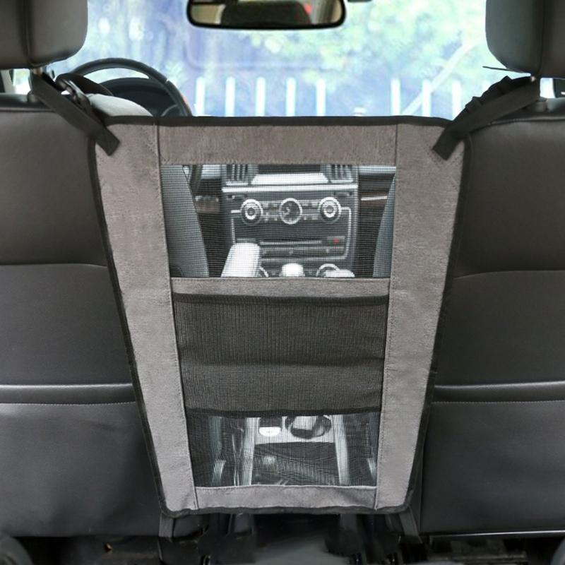 Vehicle Auto Partition Net for Dog Pet Partition Net Large Enclosure Back Seat Barrier Flexible Strap