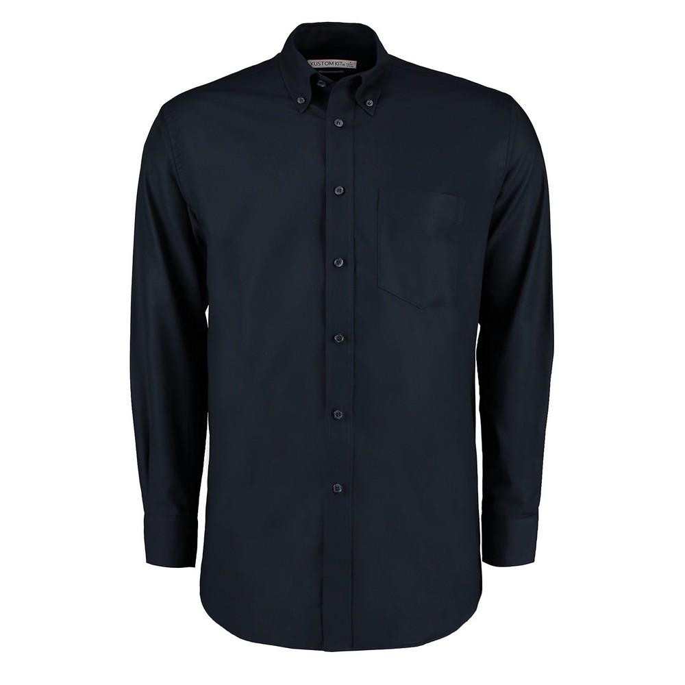 Kustom Kit Mens Oxford Classic Long-Sleeved Shirt