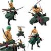 Pirate Action Figure Mh New World Three Sword Style 18cm Pvc Model Desktop Decoration Wholesale