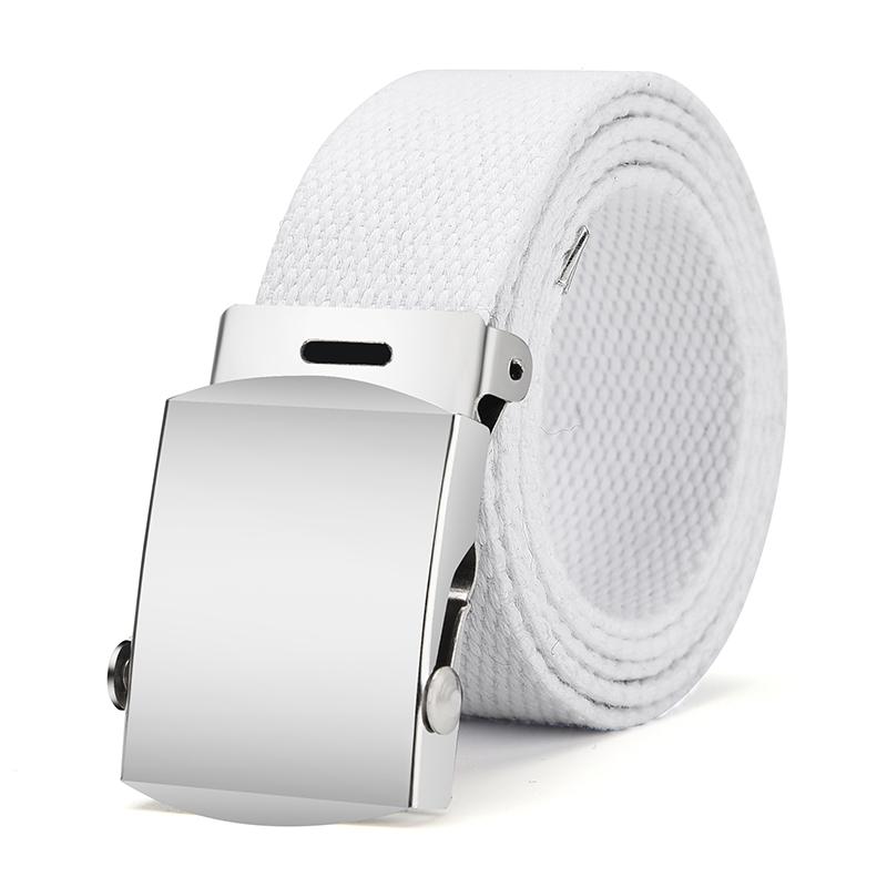 1Pcs New Fashion Unisex Tactical Waist Belt Jeans Male Casual Men Women Belt Canvas 3.0cm Webbing Waistband Ceinture Femme Belts