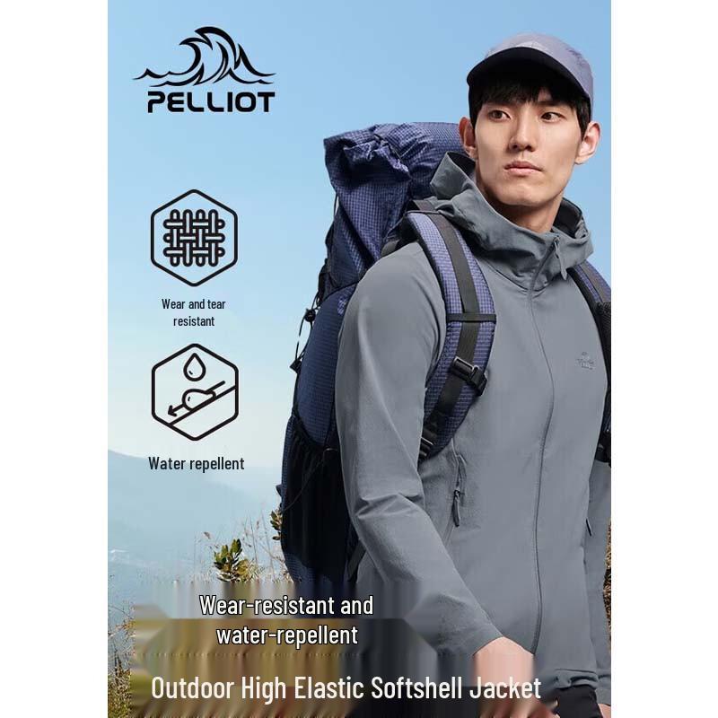 

Pelliot Men s Outdoor Softshell Hiking Jacket S