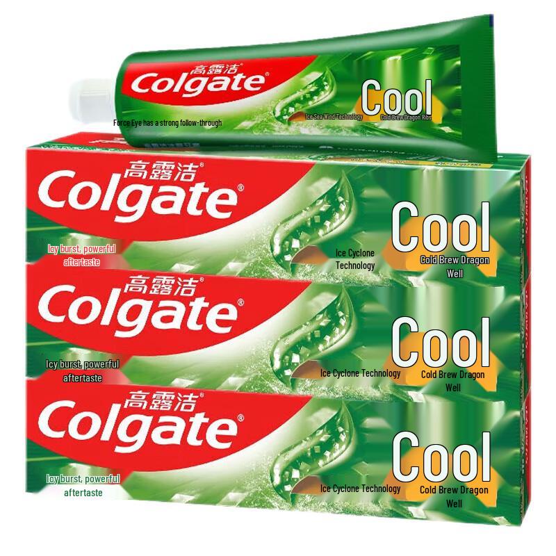 Colgate Iced Tea & Longjing Toothpaste (3-Pack, 120g Each)