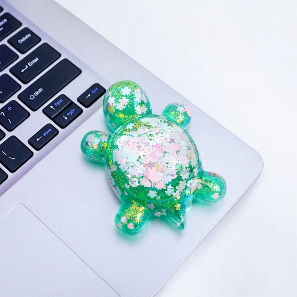 Color Turtle Figurine Micro Landscape Decor Fish Tank Decoration Cartoon Car Interior Ornament