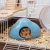 Non-Slip Ceramic Hamster Nest Smooth Surface Hamster Cooling House  Summer Cooling