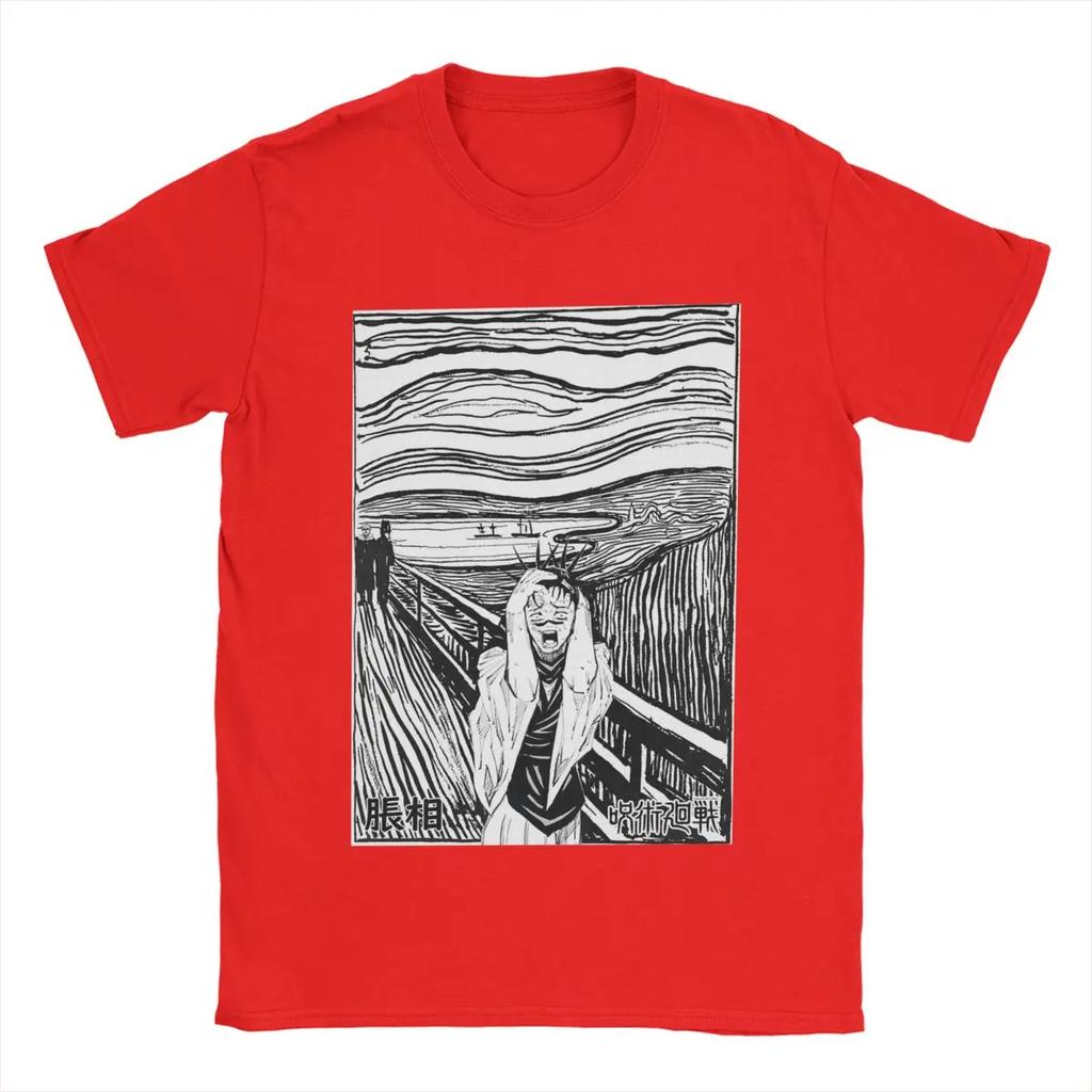 Choso JJK Anime T-Shirt Men Funny Cotton Tee Shirt Round Collar Short Sleeve T Shirt Party Tops