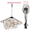 Ball Sweeper Foldable Telescopic Badminton Ball Picker Handheld Badminton Collector Badminton Training Equipment