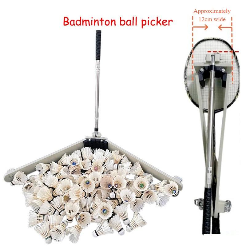 Ball Sweeper Foldable Telescopic Badminton Ball Picker Handheld Badminton Collector Badminton Training Equipment