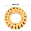 100mm 4in Grinding and Polishing Zigzag Teeth Shape Rubber Wheel Eraser(Shank)