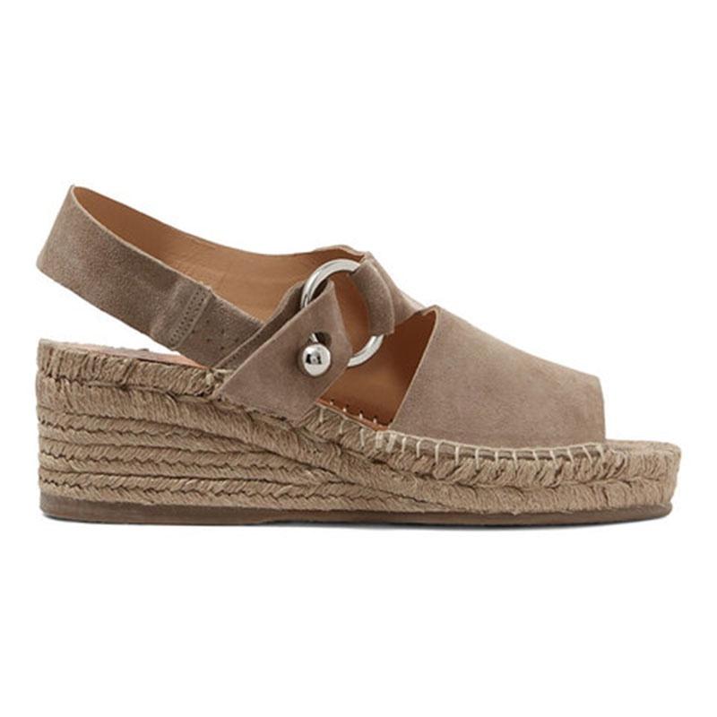 Womens Beach Summer Sandals Platform Espadrille Shoes Thick Bottom Fish Mouth