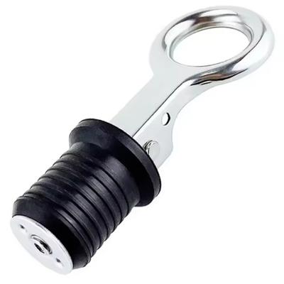Edelstahl Ablassstopfen Marine Verstellbarer Snap-Tight Stopfen für Speedboot Kajak Motorboot Zubehör 25mm