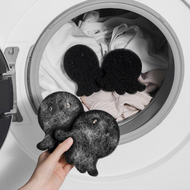 Octopus-Shaped Lint and Hair Remover Brush for Washing Machines, Clothes, Beds, and Sofas