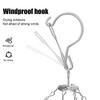 Stainless Steel Windproof Clothespin Laundry Hanger Peg Airer Clip Clothesline Drying Clothes R T9Z5
