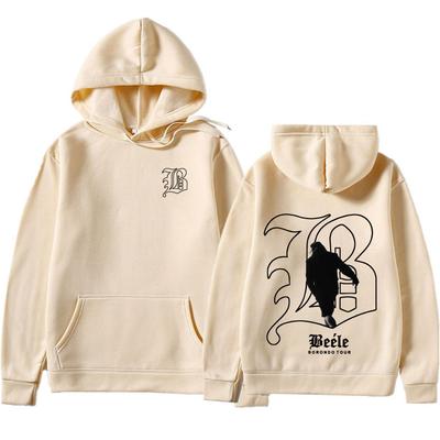 Rapper Beele Borondo Punk Sweatshirt Herrenmode Hip Hop Lässig Hochwertiger Hoodie Herren Ästhetisch Bequemes Sweatshirt