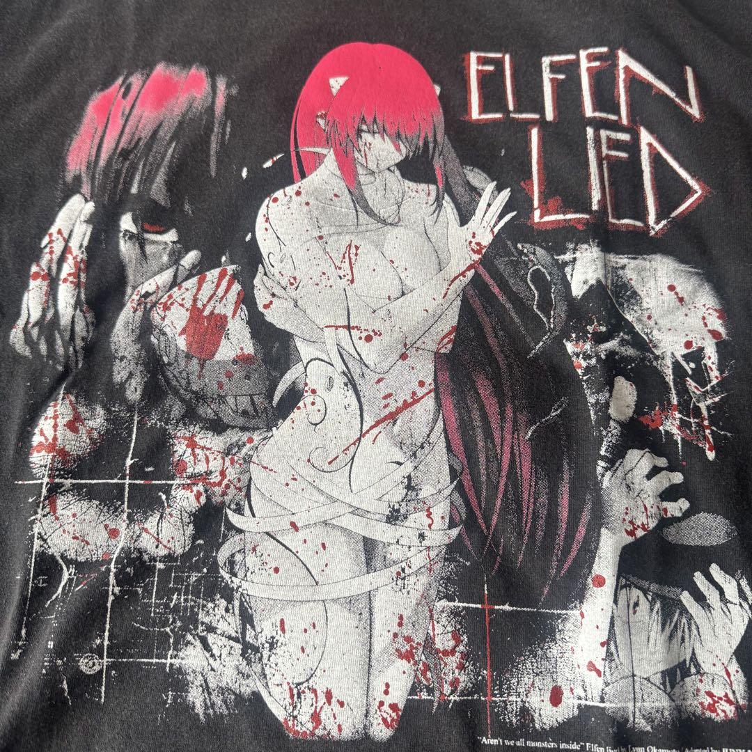 

[USED] Elfen Lied T-shirt ELFEN LIED anime Lynn Okamoto Lucy grotesque