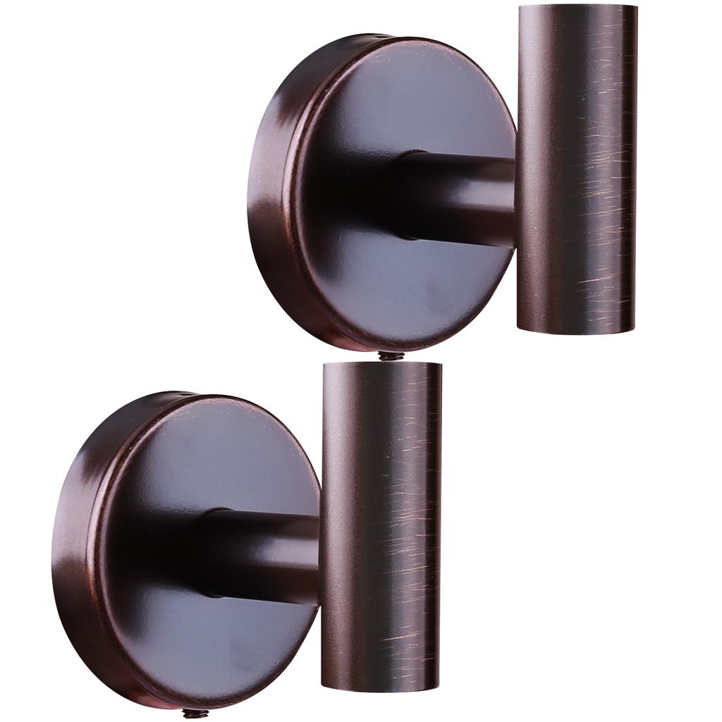 2Pcs Polished Bathroom Towel Hooks Stainless Steel Coat Robe Hook Wall Hanger with Screws Towel Rack Hang Hook for Hotel Kitchen