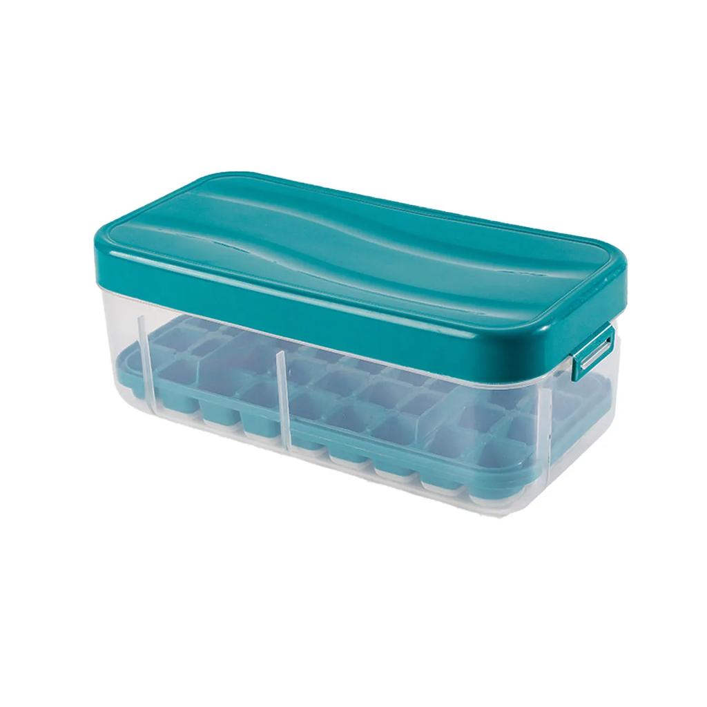 1 pz- Stampi per cubetti di ghiaccio, vassoi per cubetti di ghiaccio facili da sformare, vassoi per cubetti di ghiaccio impilabili, articoli per la casa da cucina