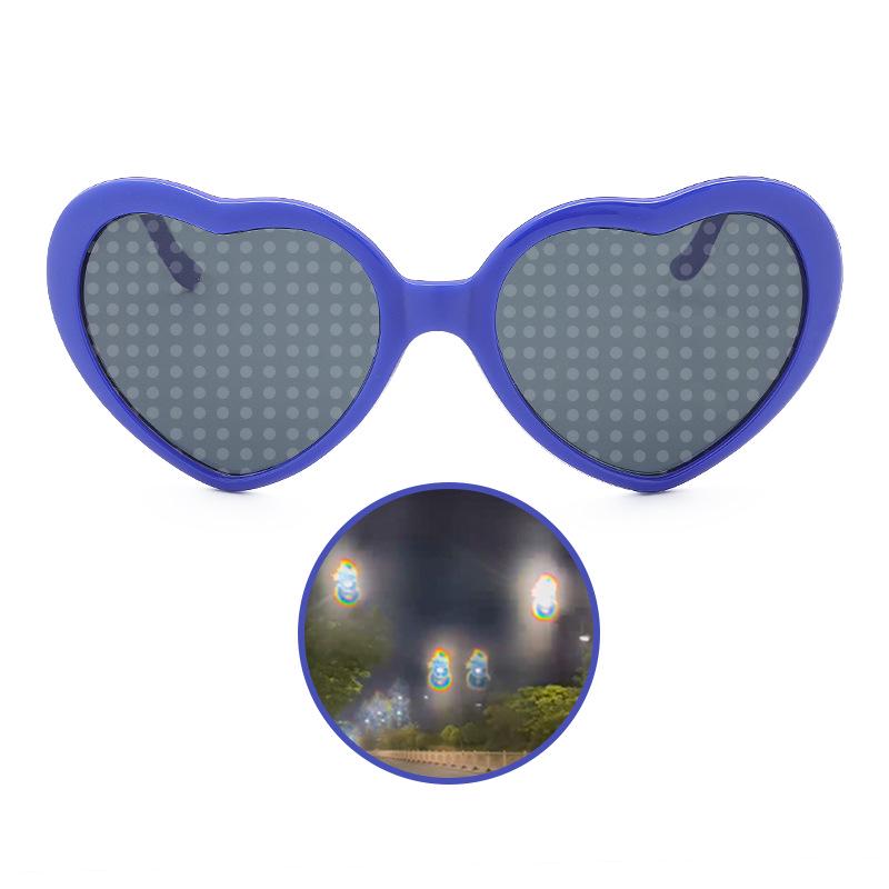 Romantic Heart-Shaped UV Protection Sunglasses - Mood Changing, Date Essential