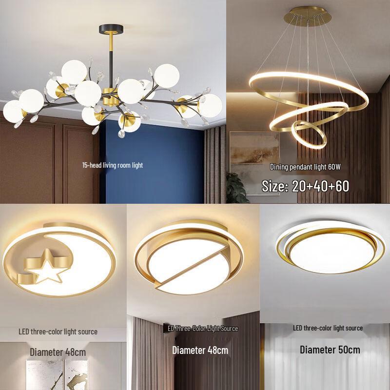 NuFeng Nordic Living Room Chandelier