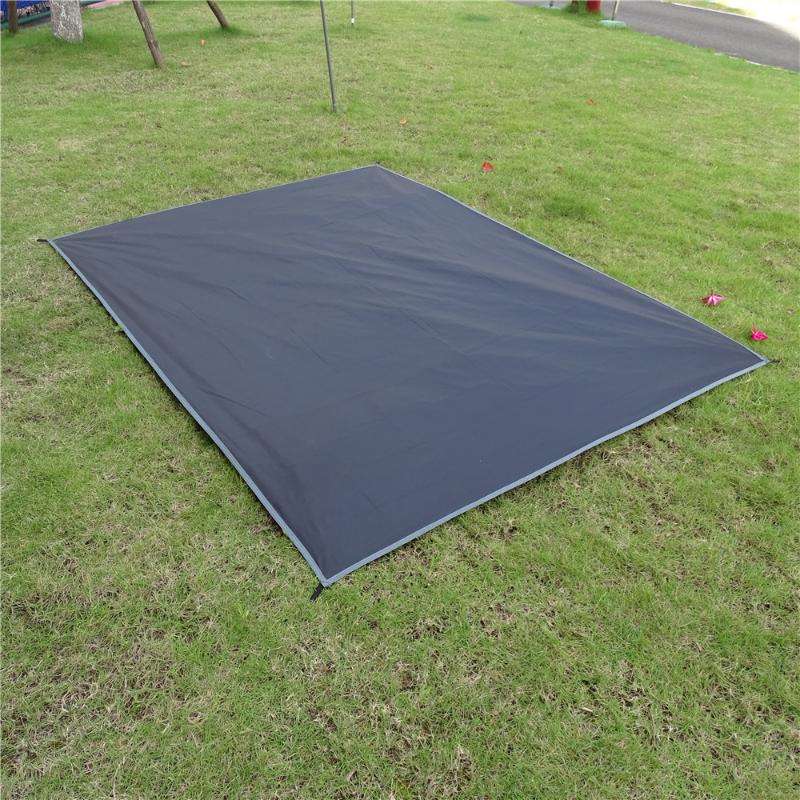 Tent Footprint Pocket Picnic Mat With Windproof Stakes Camping Portable Folding Waterproof Tent Ground Sheet Travel Beach Mat
