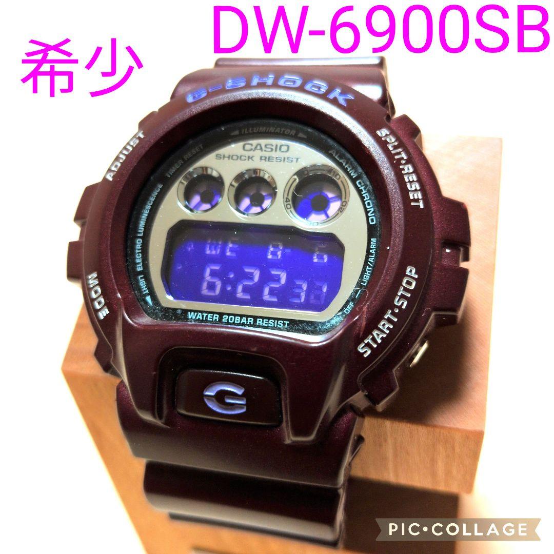 

[USED] Rare CASIO G-SHOCK DW-6900SB Wine Red