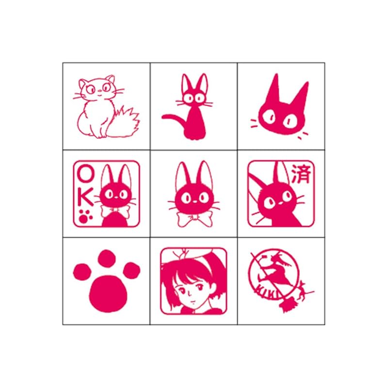 Beverly Studio Ghibli Kiki's Delivery Service Stamp Check Stamp CK9-004