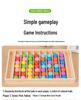 Children's Wooden Color Puzzle Abacus: Educational Beads Stacking Game and Math Teaching Aid