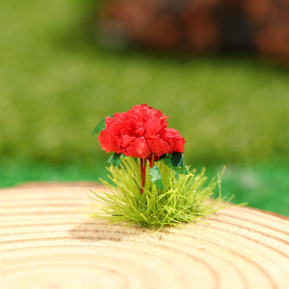 DIY Accessories Micro Landscape Wargame Material Sand Table Layout Scene Model Static Grass Tufts Miniature Flower Cluster