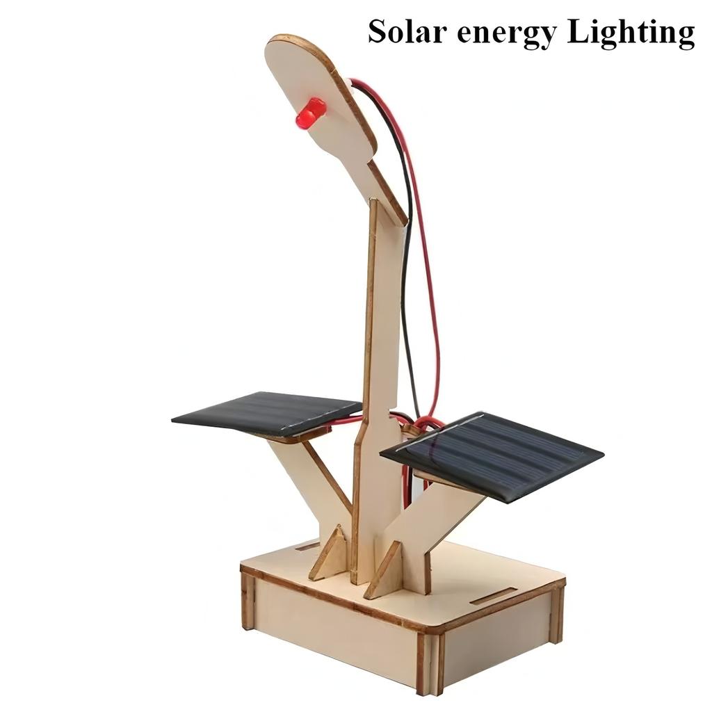 Diy Solar-powered Children's Science and Education Experimental Toys, Hand-assembled Models, Science and Education Toys Gift
