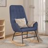 Day and Night - Day and Night Blue Fabric Rocking Chair