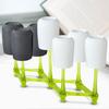 Mug Cup Glass Holder Drying Rack Stand Water Drain Dry Organizer for Bottle Cup(Green)