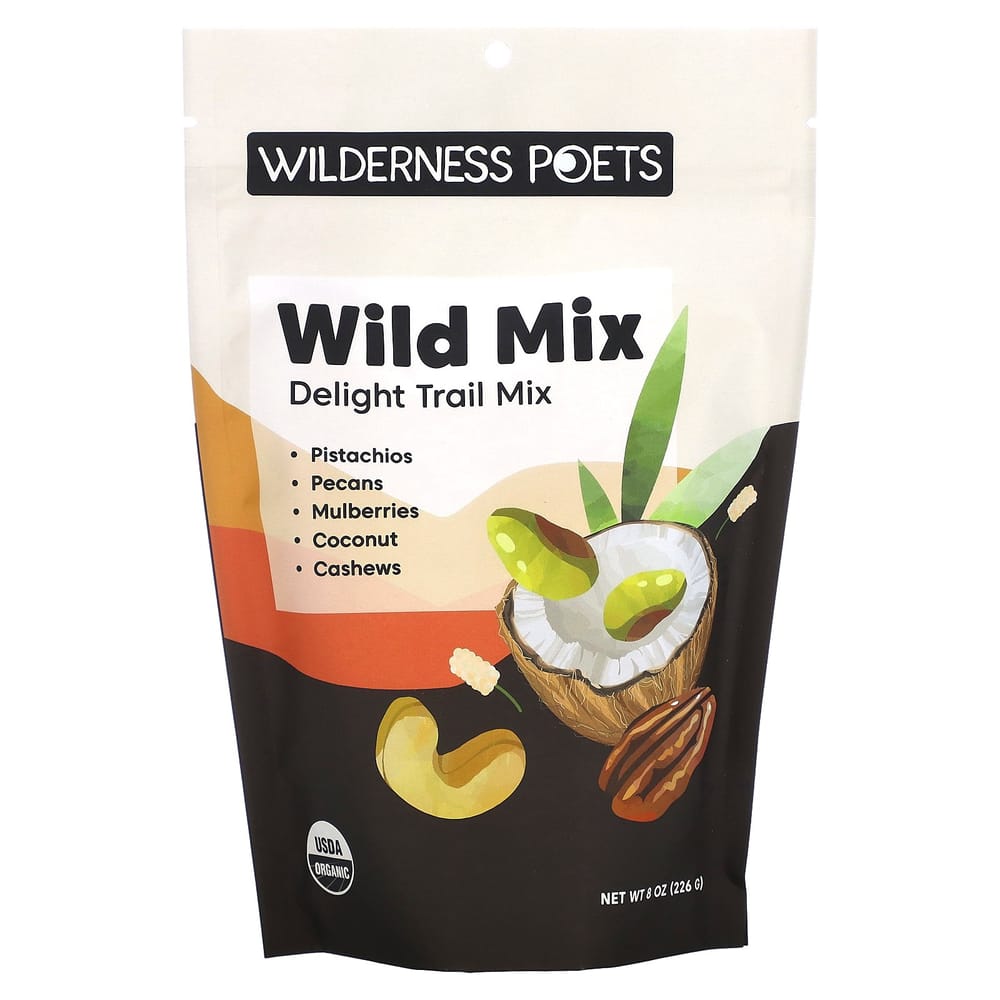 Wilderness Poets Organic Wild Mix Delight Trail Mix 226g (8 oz) 226g - 1 ea