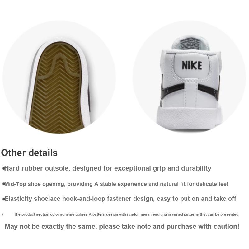 New Nike Blazer Mid 77 White Black TD DA4088-100