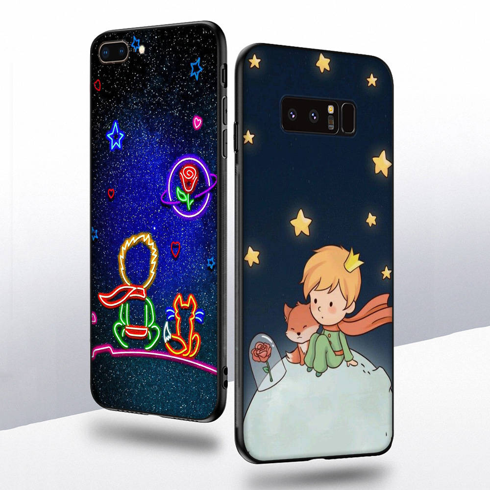 Pouzdro Malý princ A-157 pro Samsung S24 S23 S22 S21 FE Ultra Xiaomi Redmi Note 13 12 11 iPhone 14 15 Pro Max OPPO A12 Reno VIVO A15