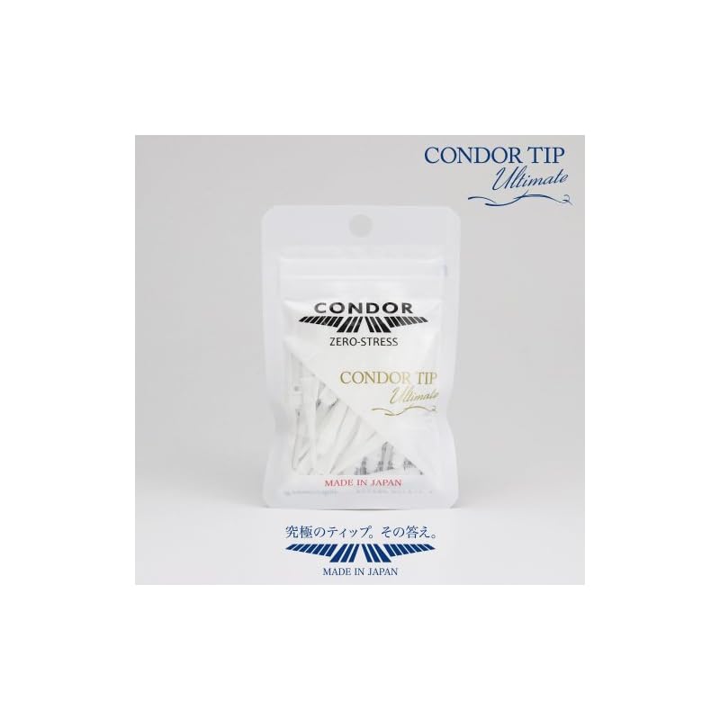 L STYLE CONDOR TIP ULTIMATE Ultimate White Condor Soft Tip 31mm 40pcs