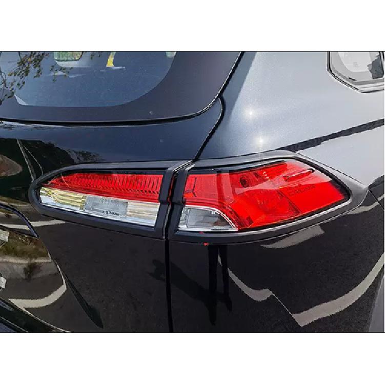 Black Rear Tail Light Lamp Cover Trim 4pcs For Toyota Corolla Cross -2025