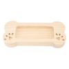 Business Card Holder Display Wooden Bone Shaped Lightweight Business Card Stand Organizer Rack