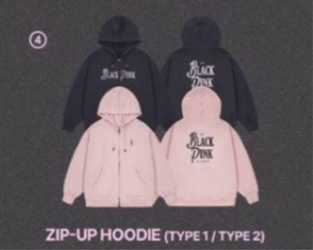 

[USED] BLACKPINK BORN PINK Hoodie Pink L Size
