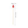 100Pcs Christmas Tree Shape Bamboo Cocktail Picks Food Safe Smooth Finish Fruit Skewers for Bar Party Ktv Home Garnish
