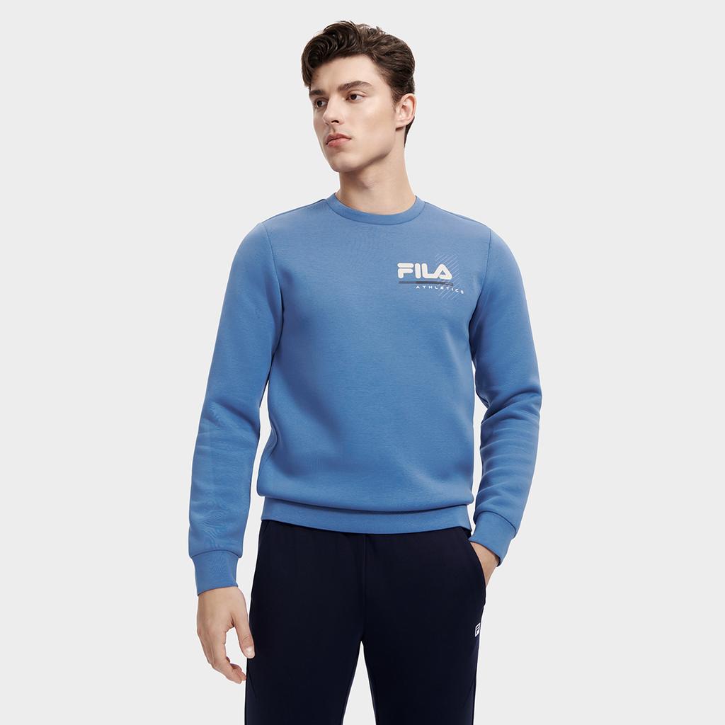 New FILA Sweatshirts Men's Flash Butterfly Blue A11M311205FDB