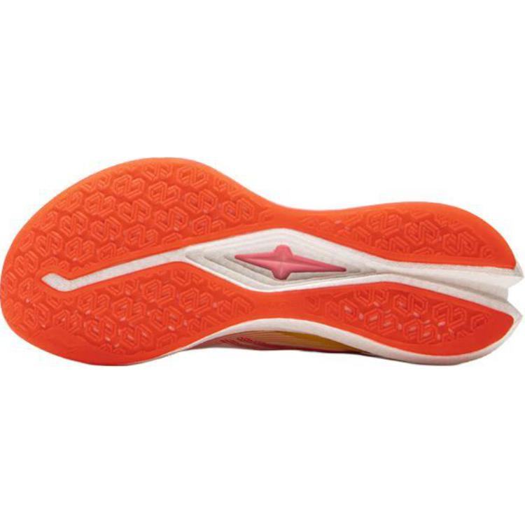 Li Ning Children Red Rabbit 8 Pro Comfortable Soft Non-Slip Wear-Resistant Low-Top Running Shoes Men Running Shoes White Yellow YKFV112-2
