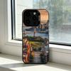 Landscape A-Art Phone Case For iPhone 17,16,15,14,13,12,11 Plus,Pro Max,XS,Colorful Silver Phone Case Funda Cover