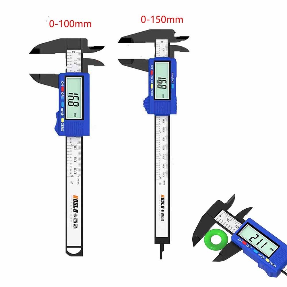 0-150mm 0-100mm Vernier Caliper Digital Display Digital Ruler Electronic Caliper  Measuring Tool