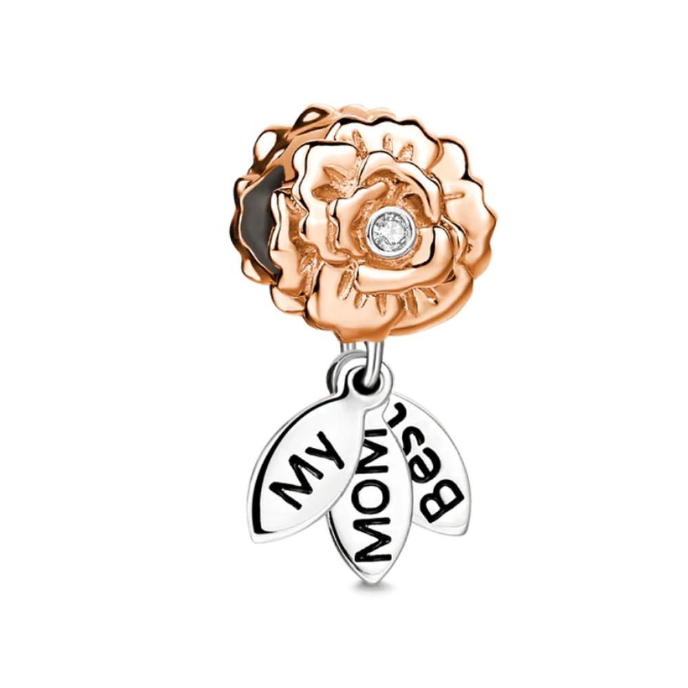 New Mother'S Day Crown Charm Fit Original Bracelet Shining Bead Diy Women Jewelry Giftcopper Trinket Jewelry Party Gift