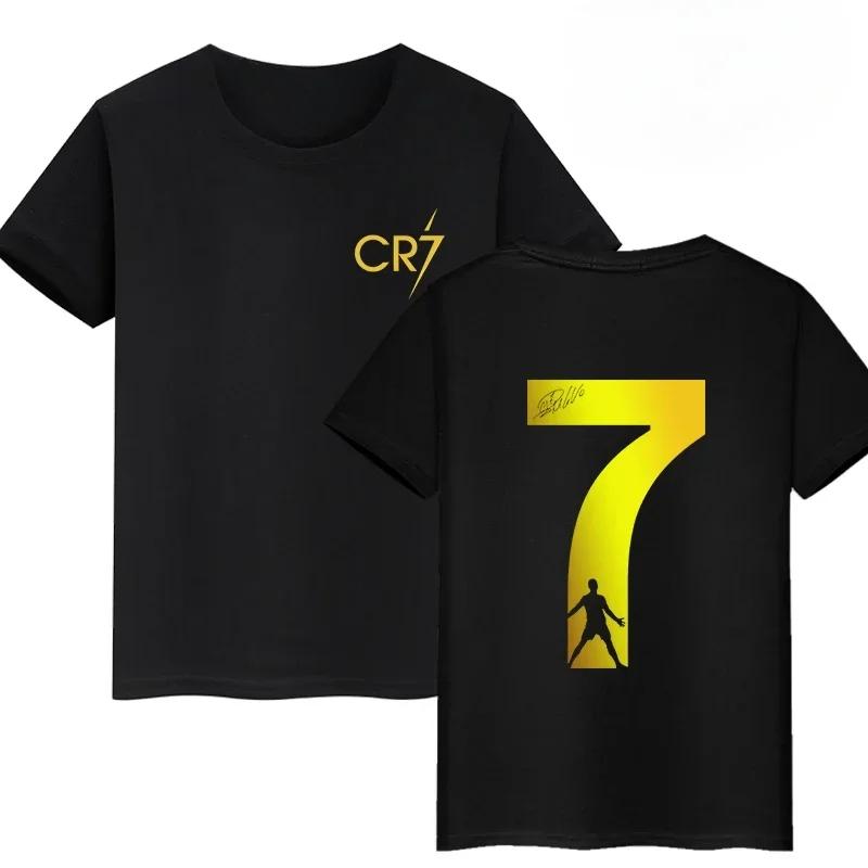 New Arrival Mens Clothes Tee Shirt Homme Graphic T-Shirts Men Tshirt for Men Ropa Hombre Ronaldo Double-sided Print 71071