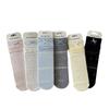 Women's Summer Bow Mesh Breathable Lace Boneless Mid Tube Pile Socks