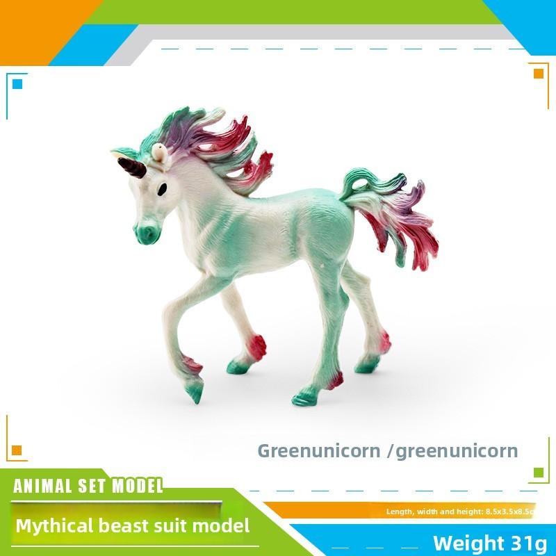Unicorn Figurine Collectible Pvc Model For Kids Fantasy Animal Decor Play Toy