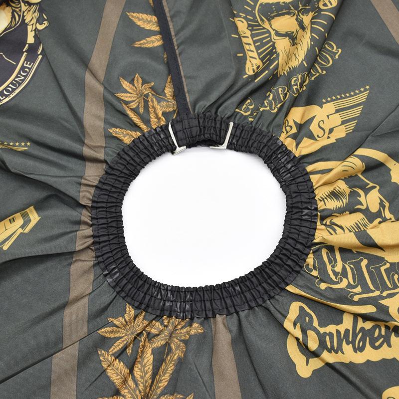 Professional Pattern Haircut Cloth Waterproof Haircut Apron Gown Antistick Hair Cutting Cape Salon Barber Styling Tools