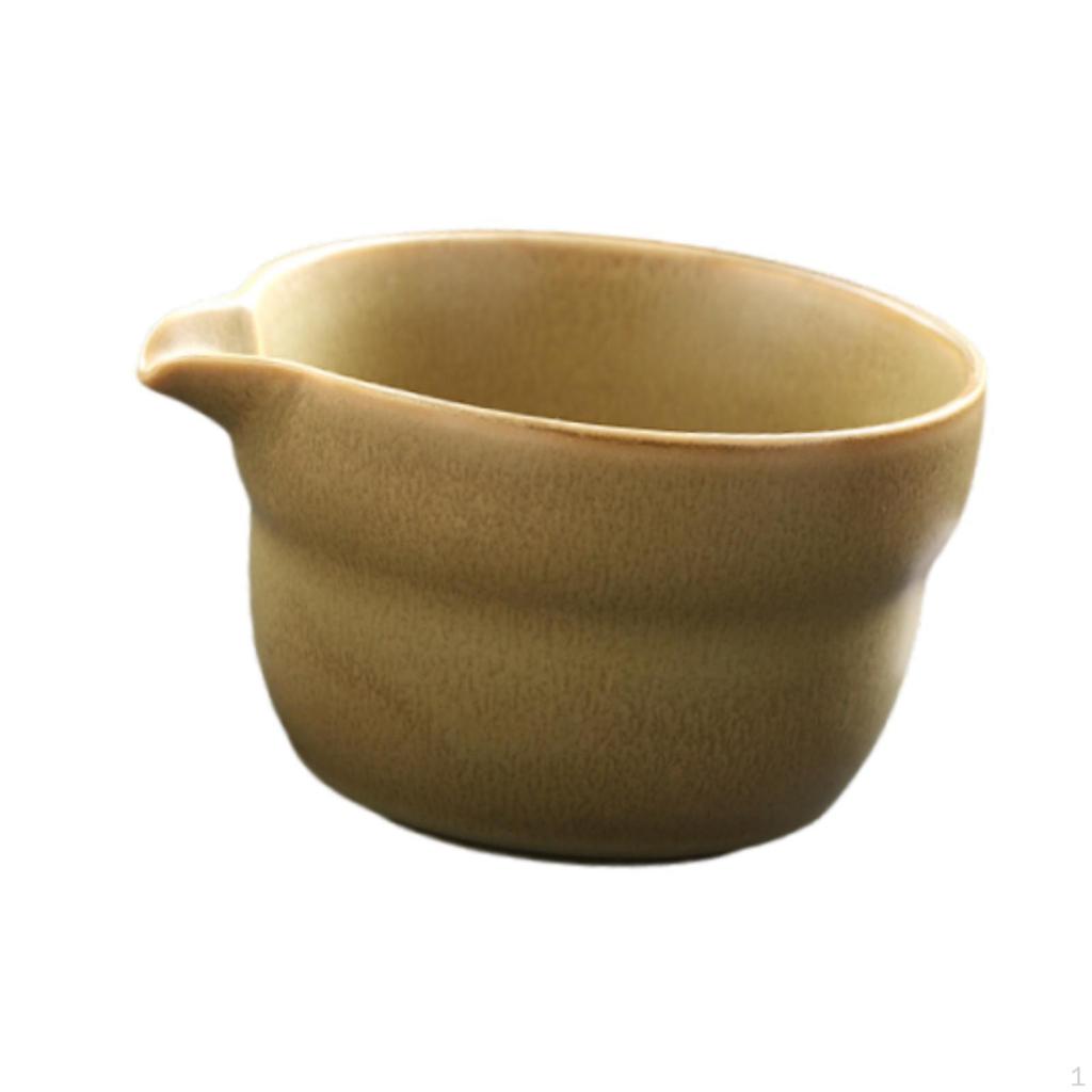 Ceramic Matcha Bowl Handcrafted Mixing Bowls Traditional Porcelain Tea for Kitchen