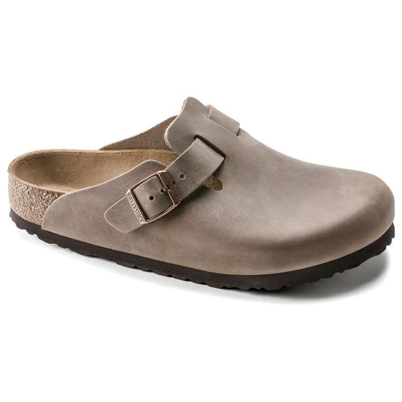 Birkenstock Closed Toe Slippers Unisex Brown Narrow 0960813